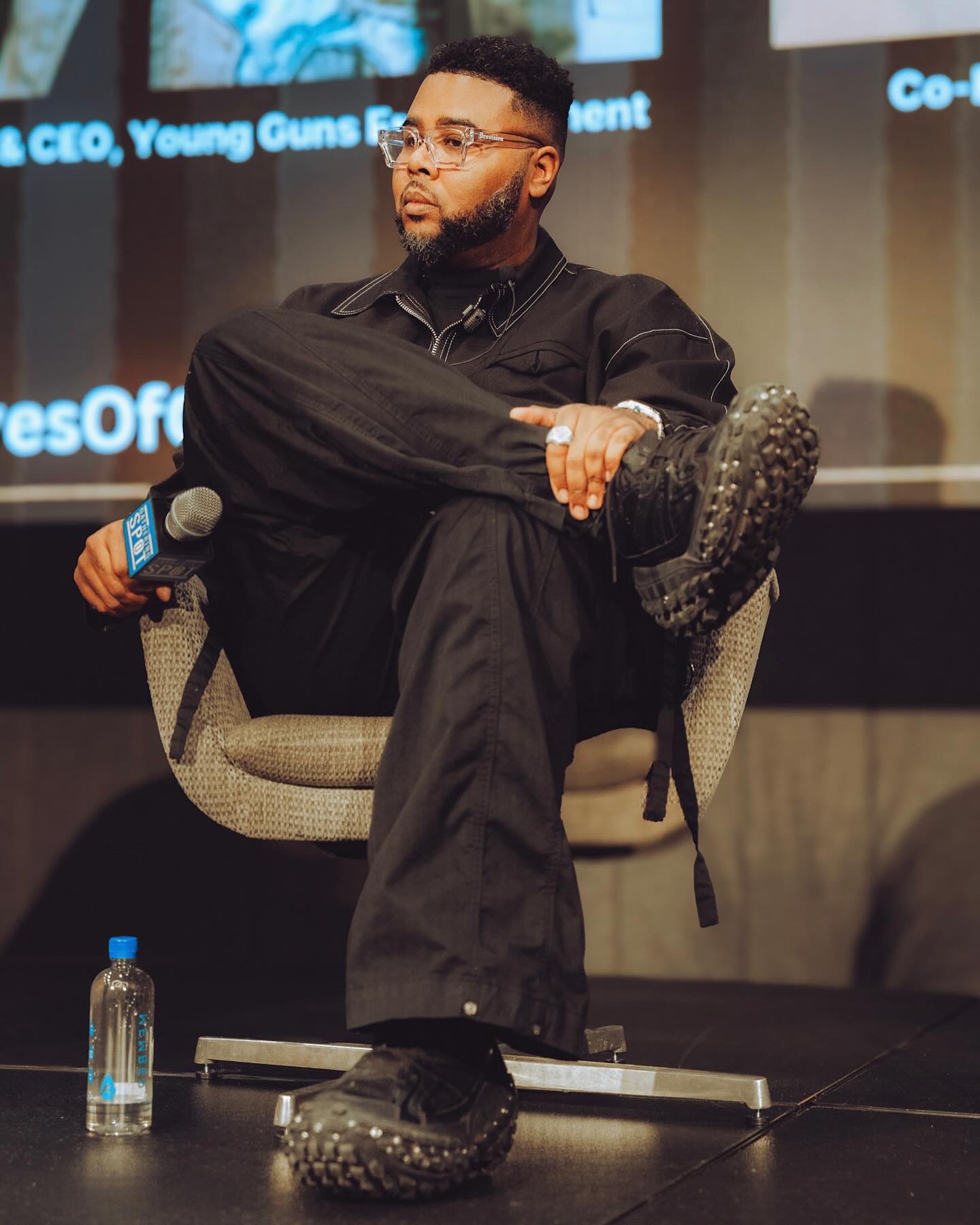 Keith Dorsey speaking on stage